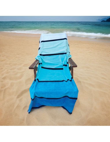 OLI-OLV4010-OLIMA „TURQUOISE WAVE BEACH VELOUR TOWEL